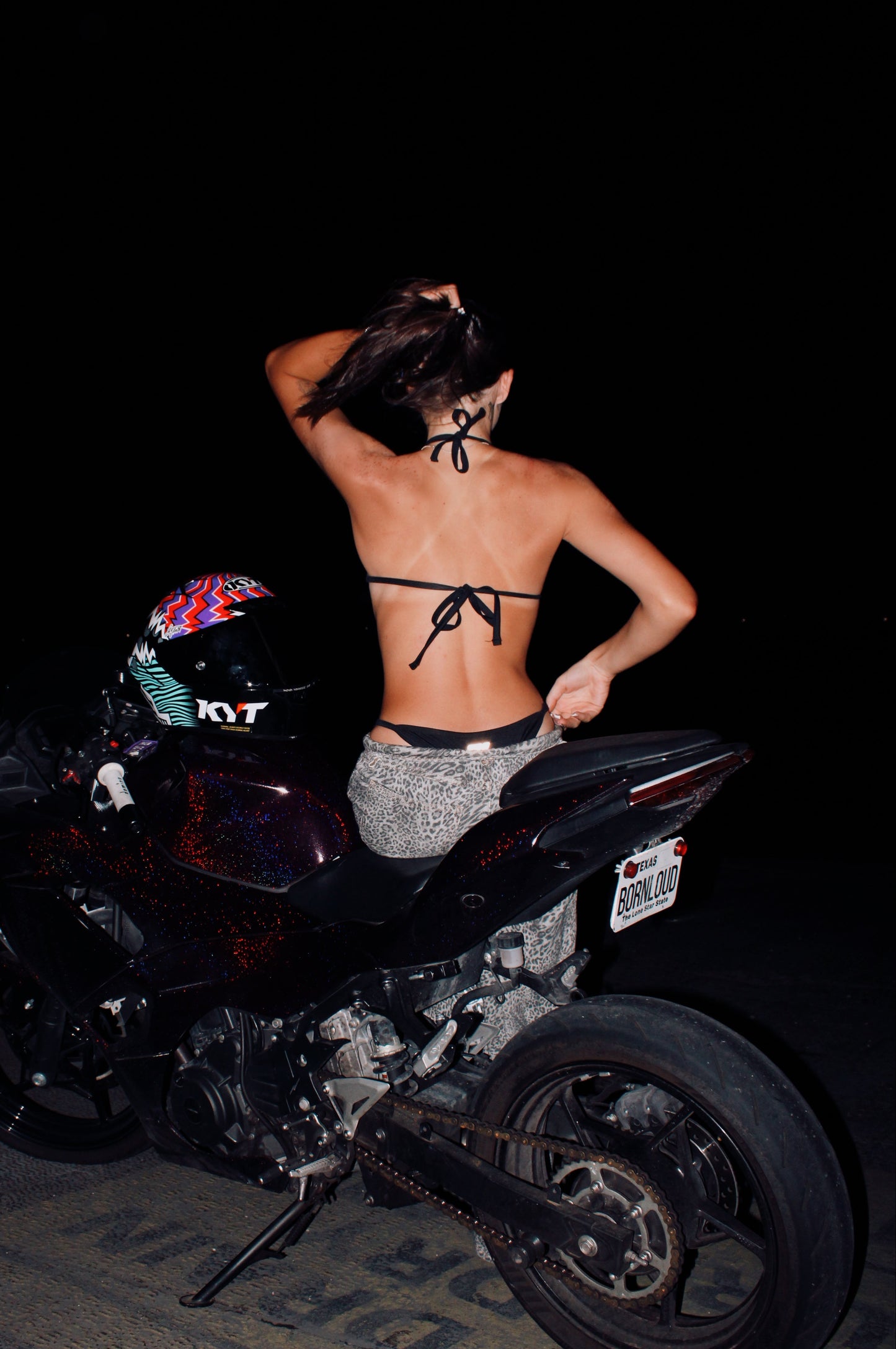 BL REFLECTIVE BIKINI TOP