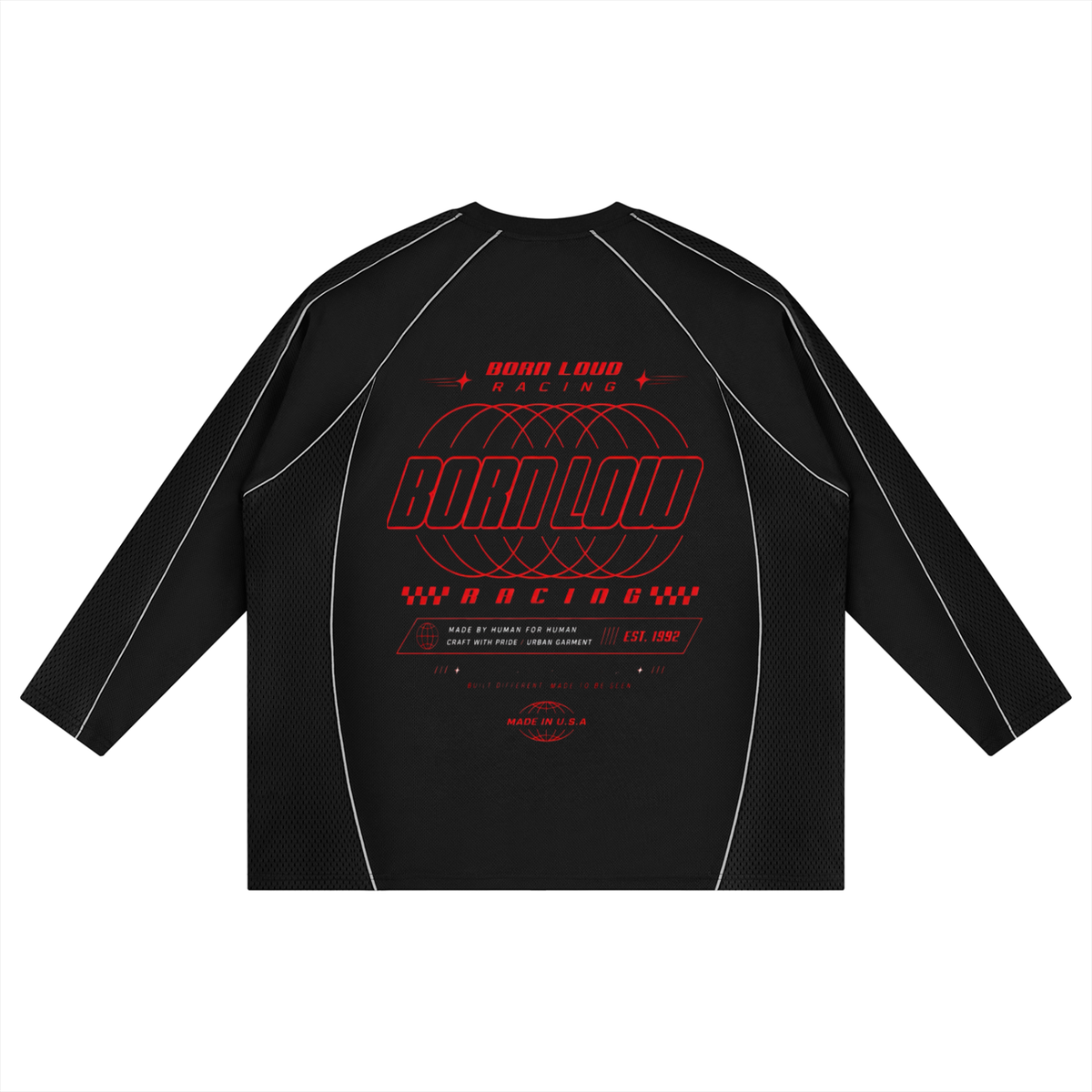 RACE RED REFLECTIVE RACING JERSEY