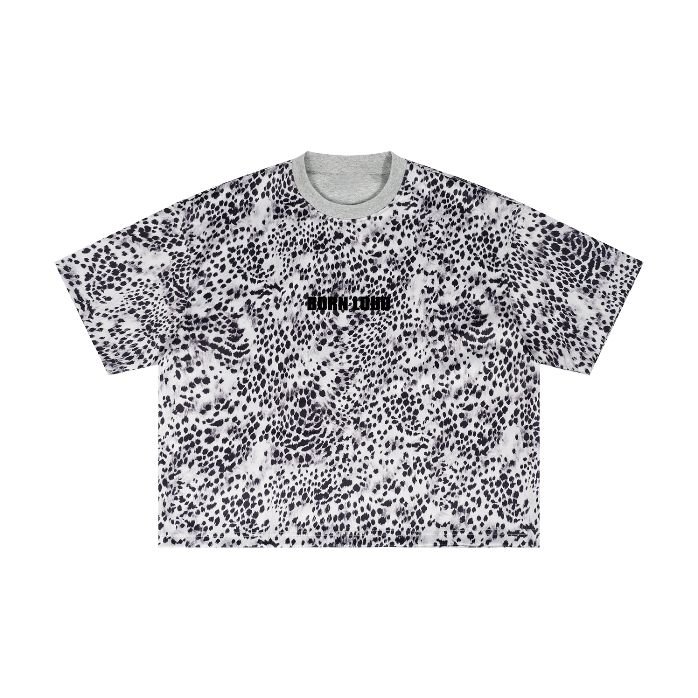 BL LEOPARD BOXY T SHIRT