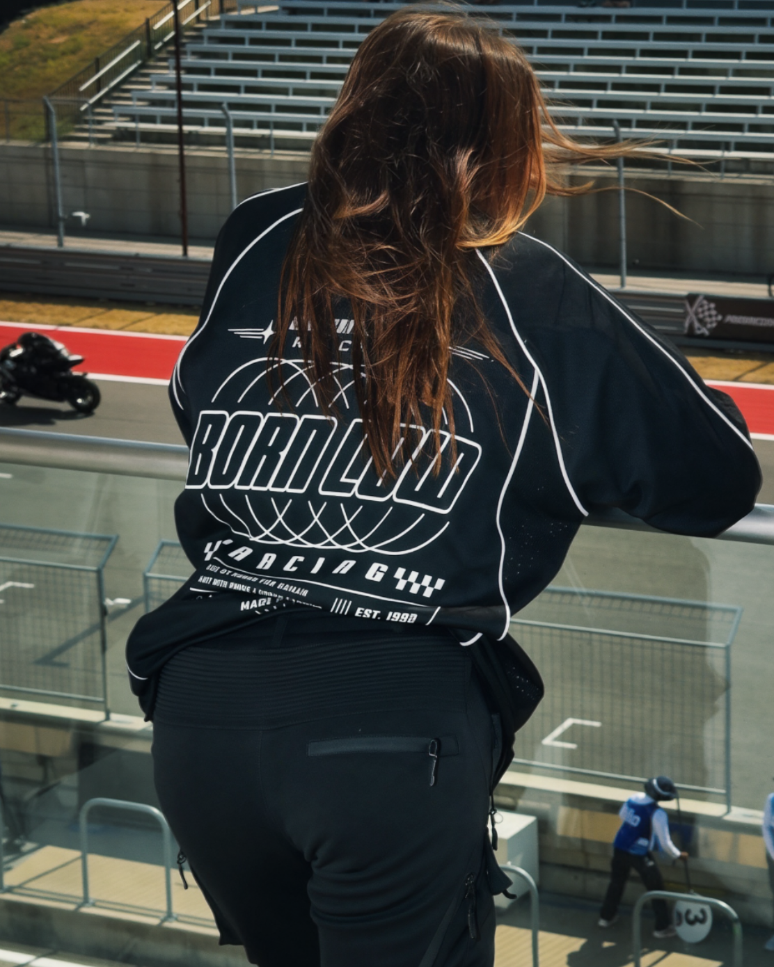 WHITE REFLECTIVE RACING JERSEY