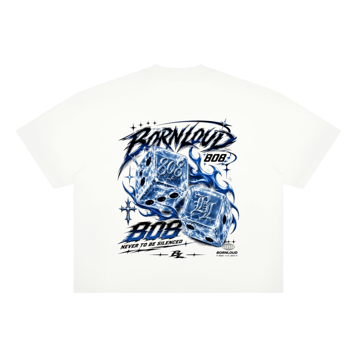 808 BOXY DROP SHOULDER T SHIRT