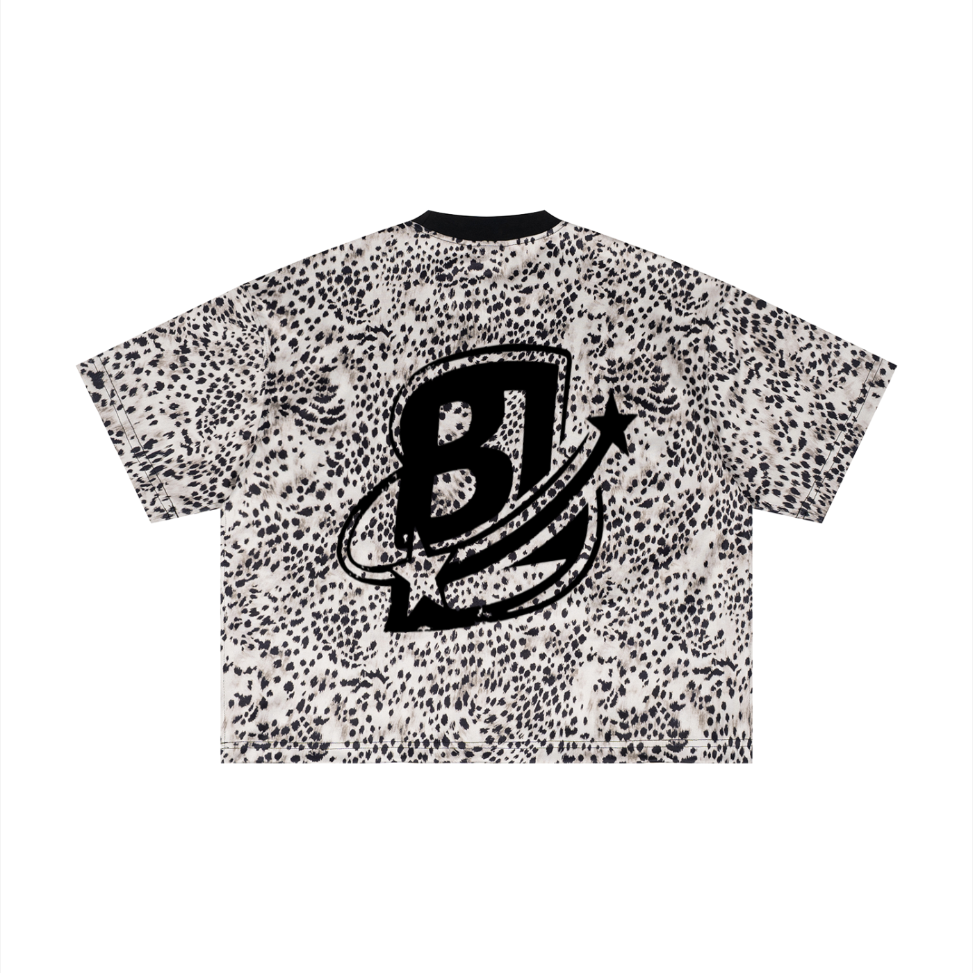 BL LEOPARD BOXY T SHIRT