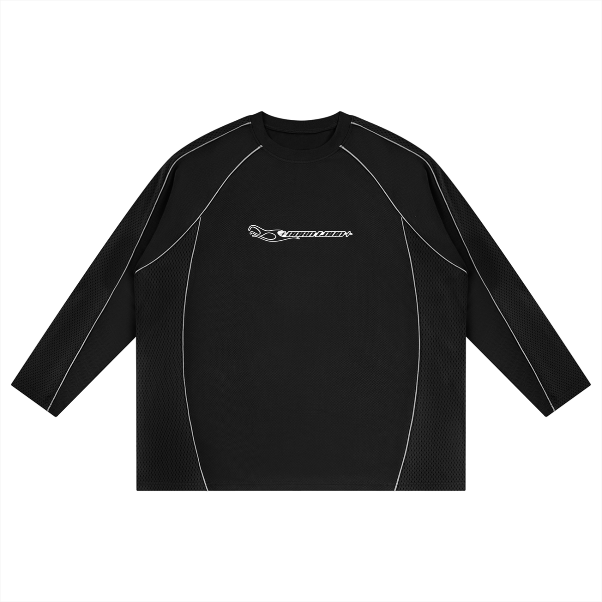 WHITE REFLECTIVE RACING JERSEY