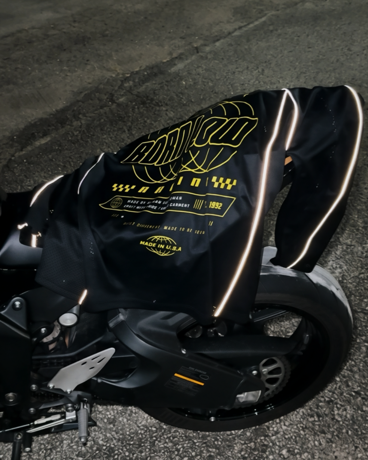 APEX YELLOW REFLECTIVE RACING JERSEY