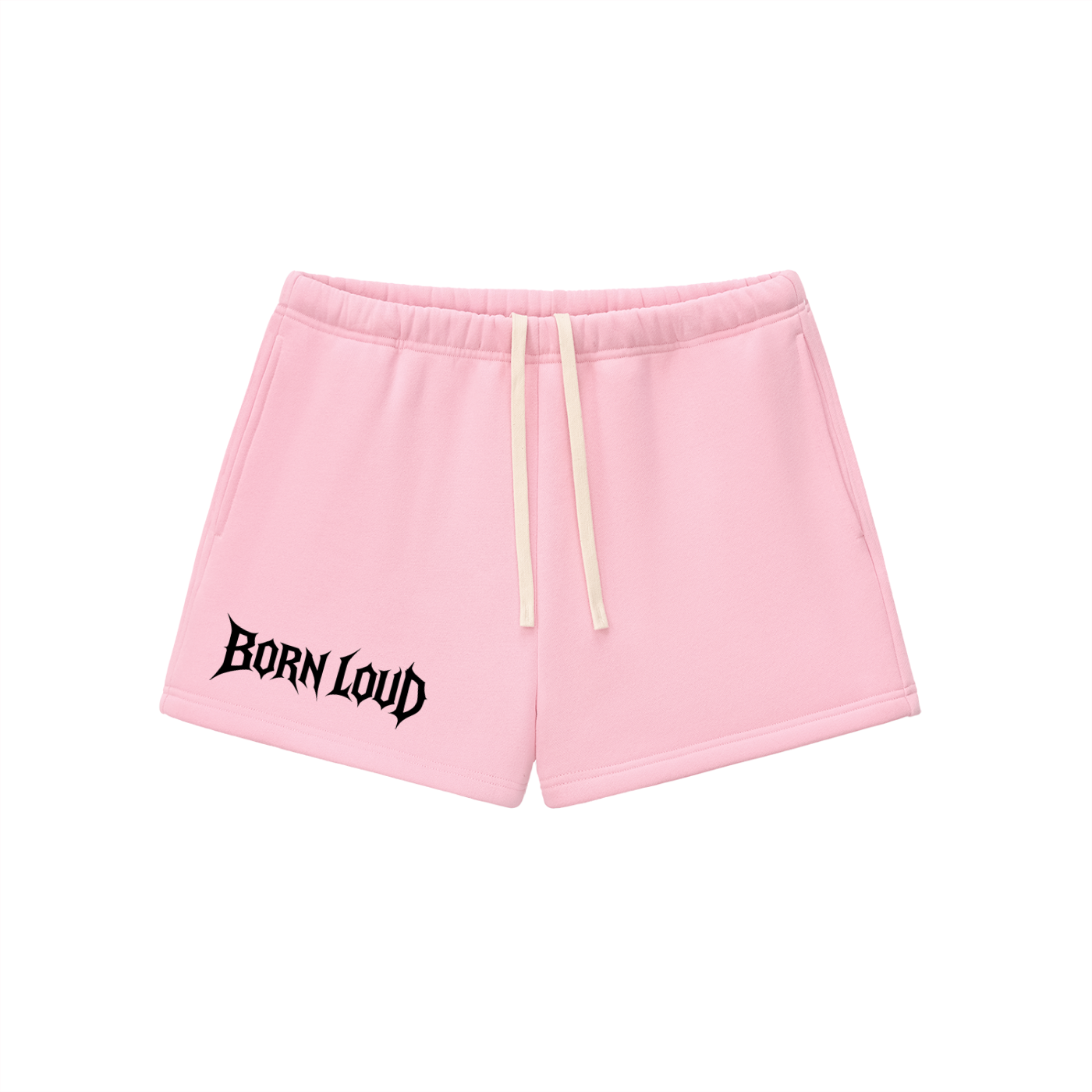 BORNLOUD Fleece Drawstring Sweat shorts