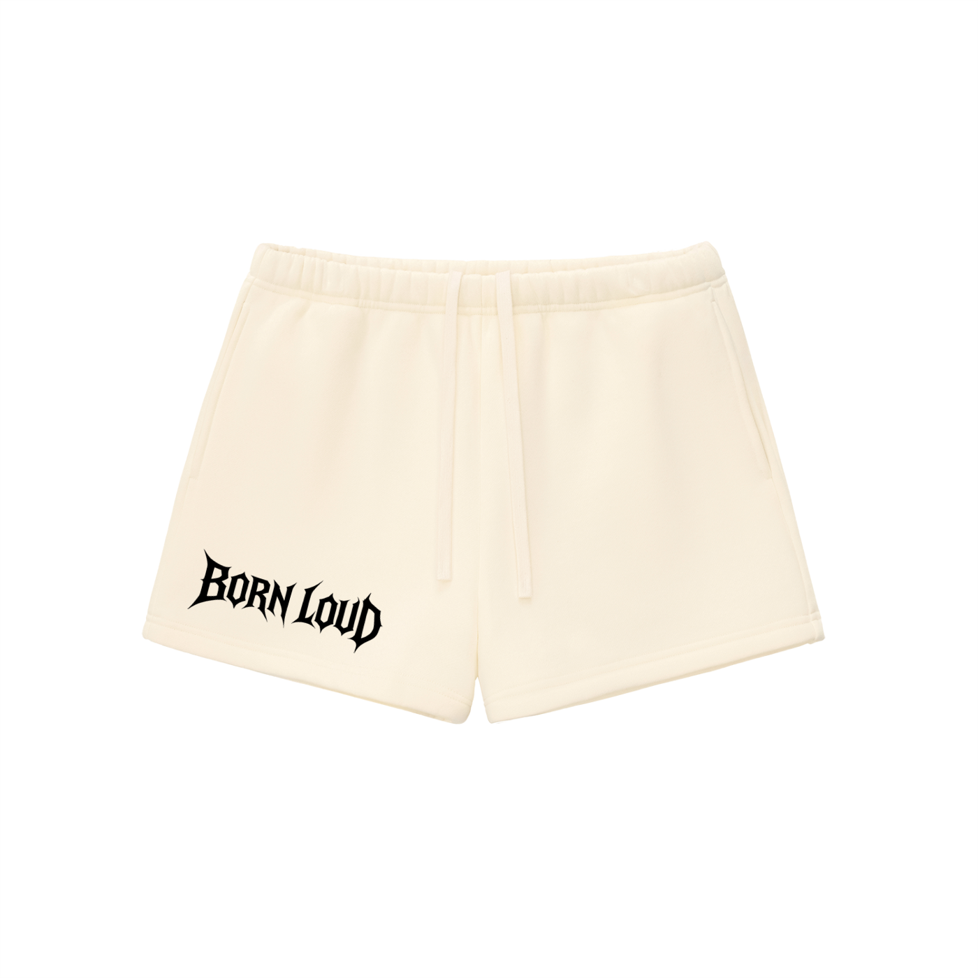 BORNLOUD Fleece Drawstring Sweat shorts