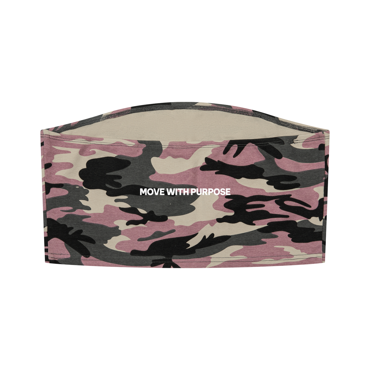 MOVE WITH PURPOSE CAMO TUBE TOP