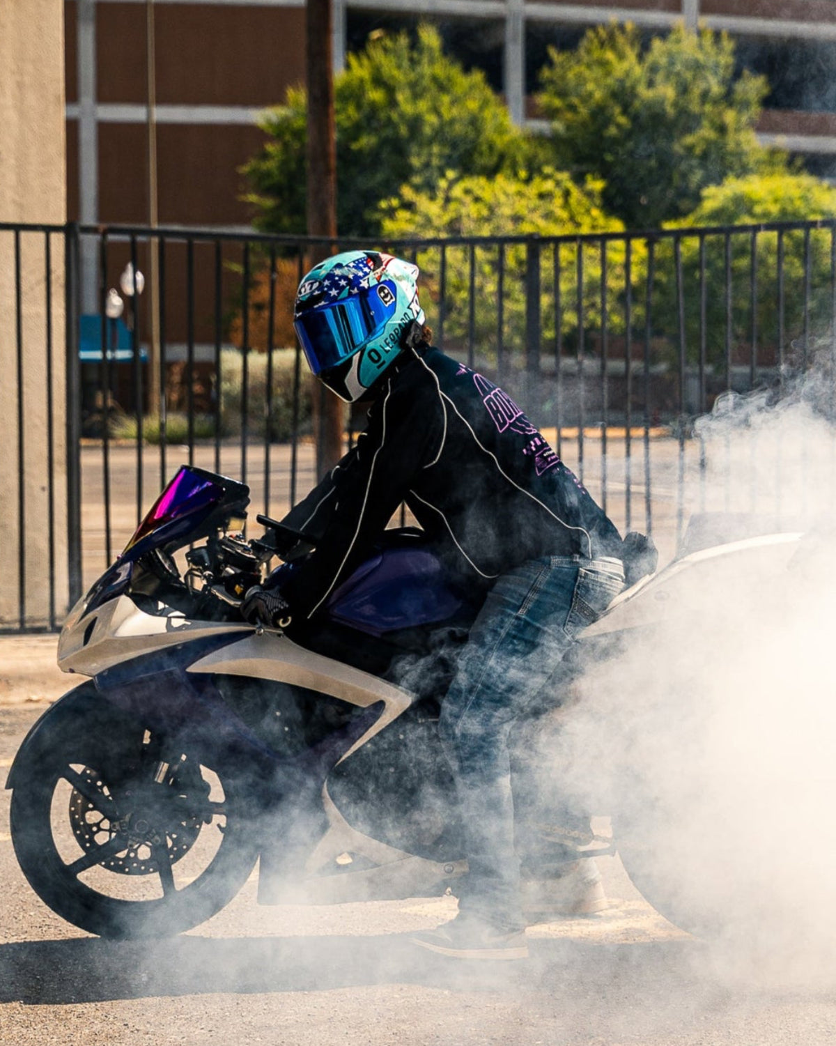 ULTRAVIOLET REFLECTIVE RACING JERSEY