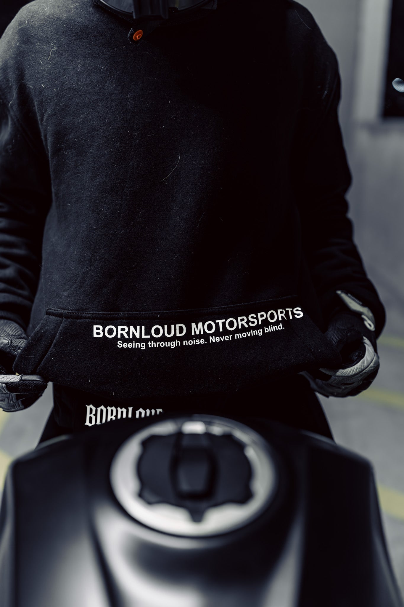 NEVER MOVING BLIND ARMORED HOODIE