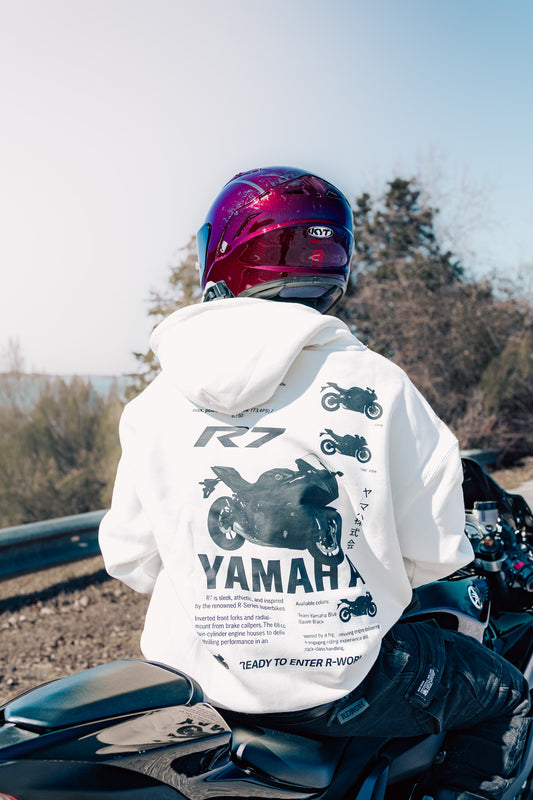 R7 YAMAHA Oversize Fleeced Hoodie
