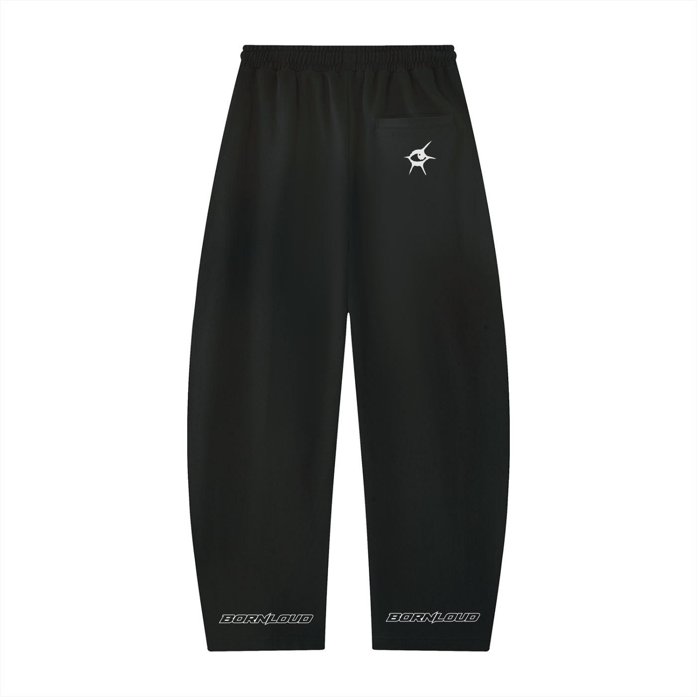 BARREL LEG SWEATPANTS