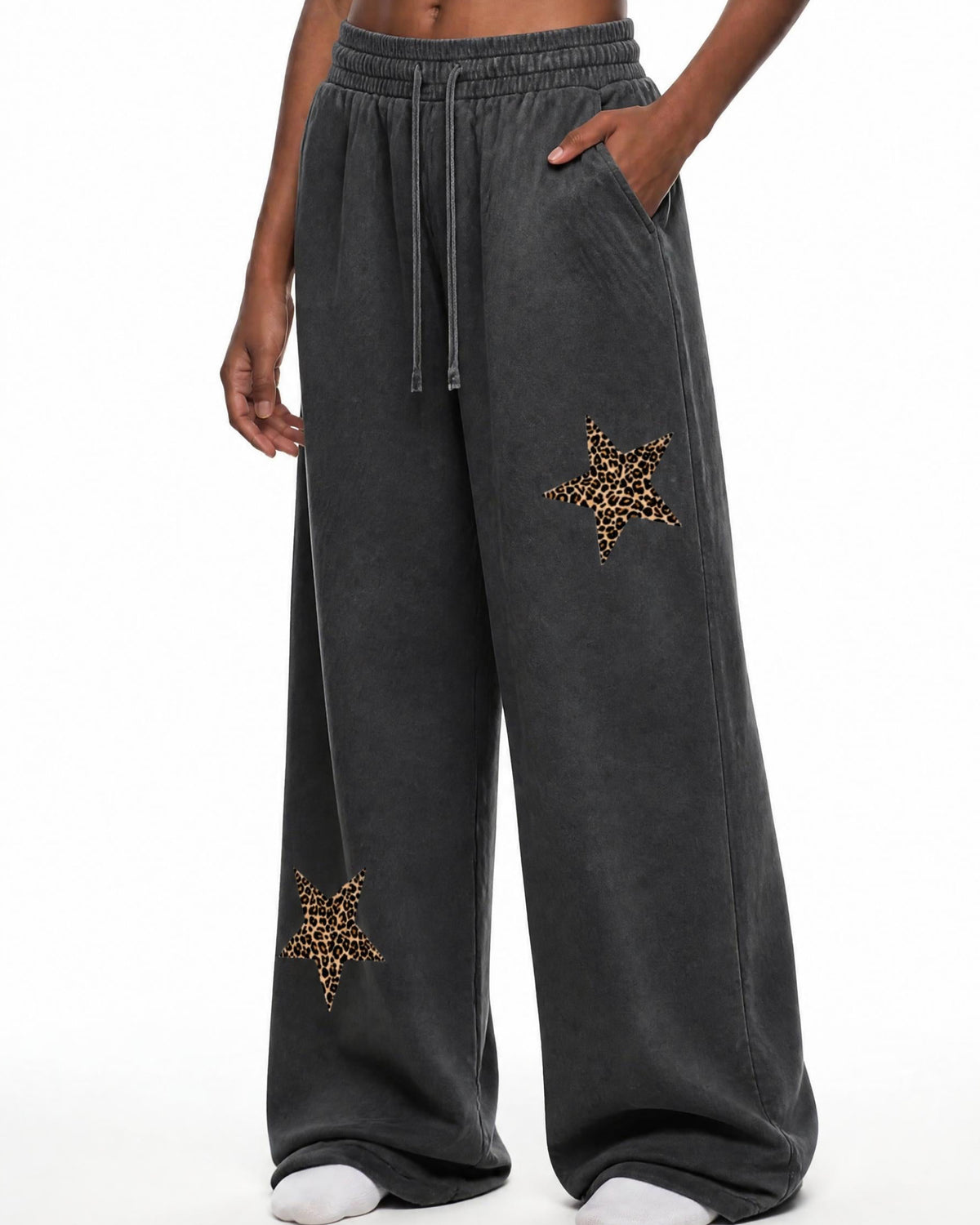 CHEETAH STARS WAIST PANTS