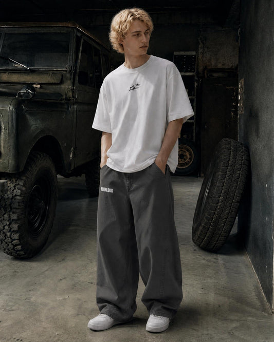 KEEP MOVING BARREL LEG PANTS