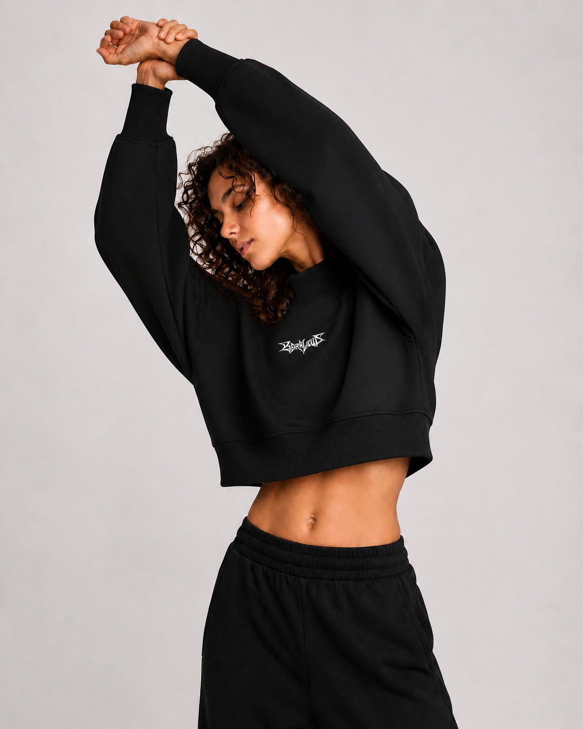 BAT BORN LOUD MOCK SWEATSHIRT