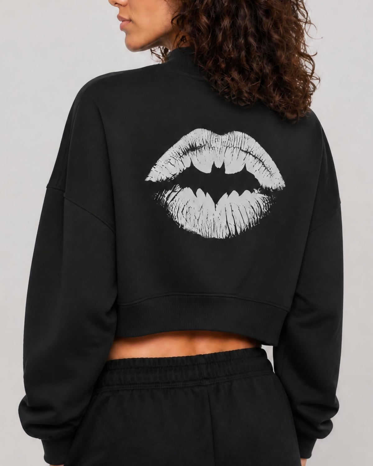 BAT BORN LOUD MOCK SWEATSHIRT