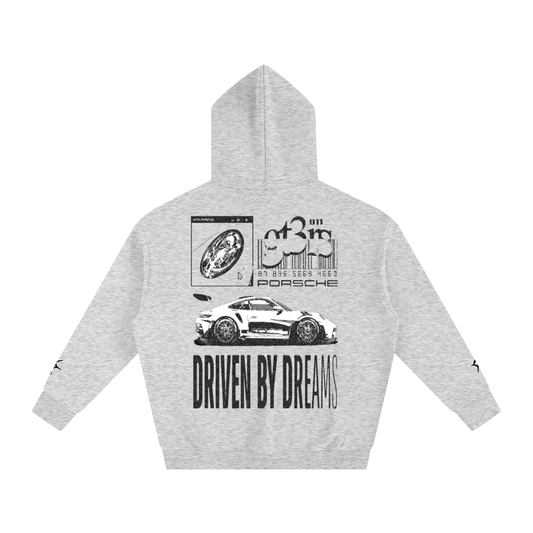 DRIVEN BY DREAMS Oversize Fleeced Hoodie