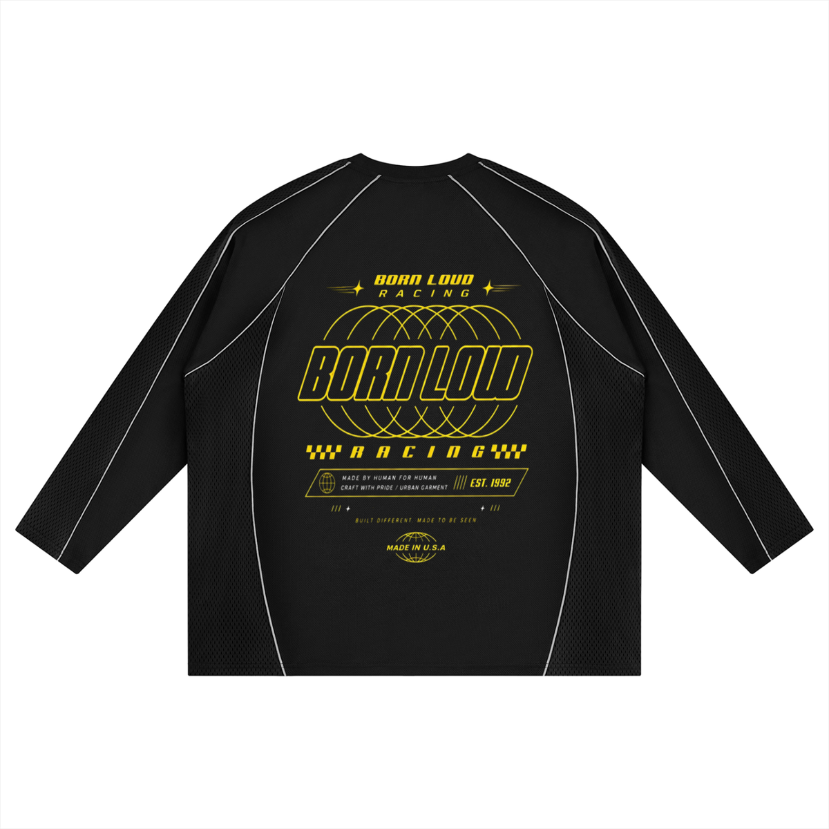 APEX YELLOW REFLECTIVE RACING JERSEY