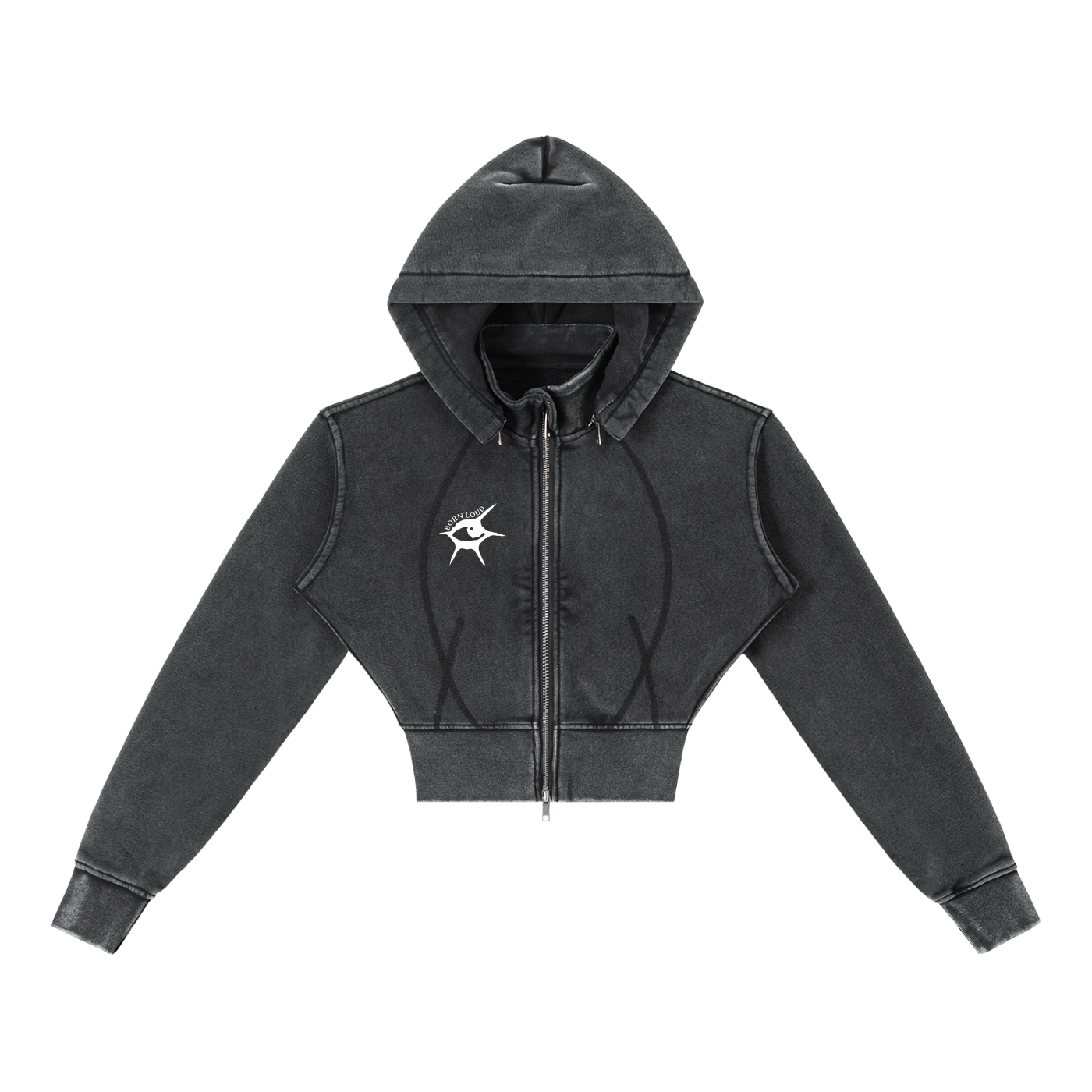 Street LEGAL Cropped Fleece Hoodie