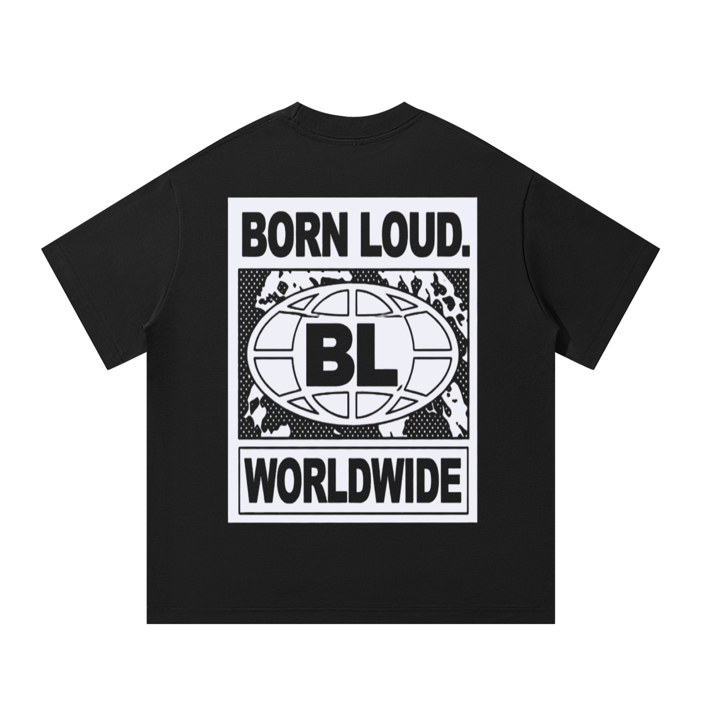 BORN LOUD WORLDWIDE HEAVYWEIGHT T SHIRT