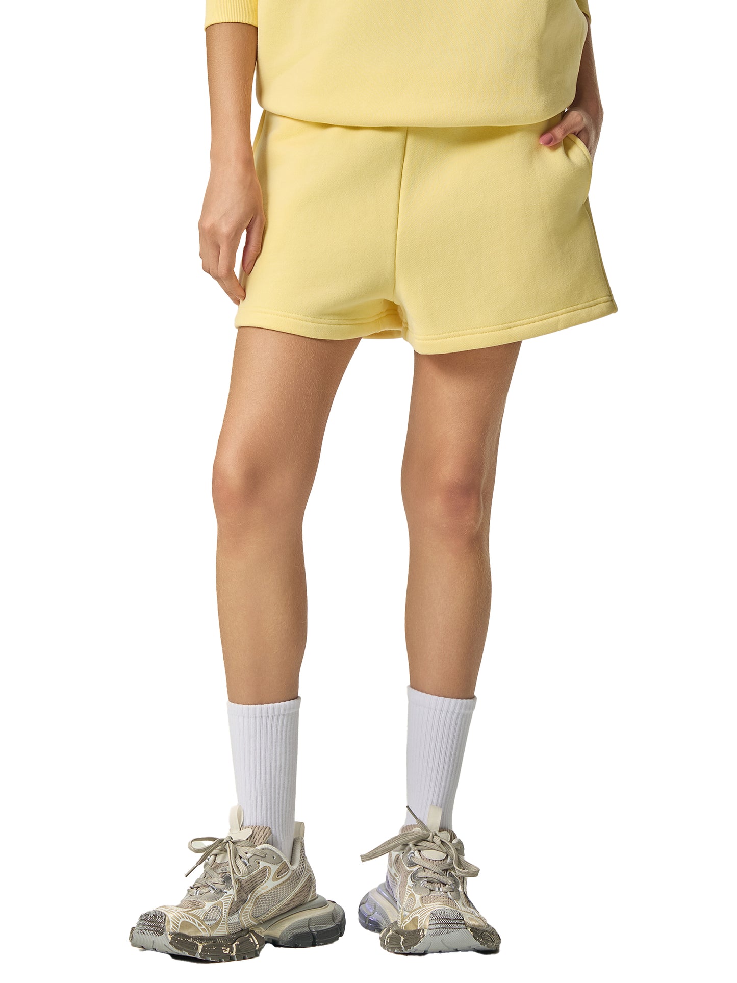 BORNLOUD Fleece Drawstring Sweat shorts