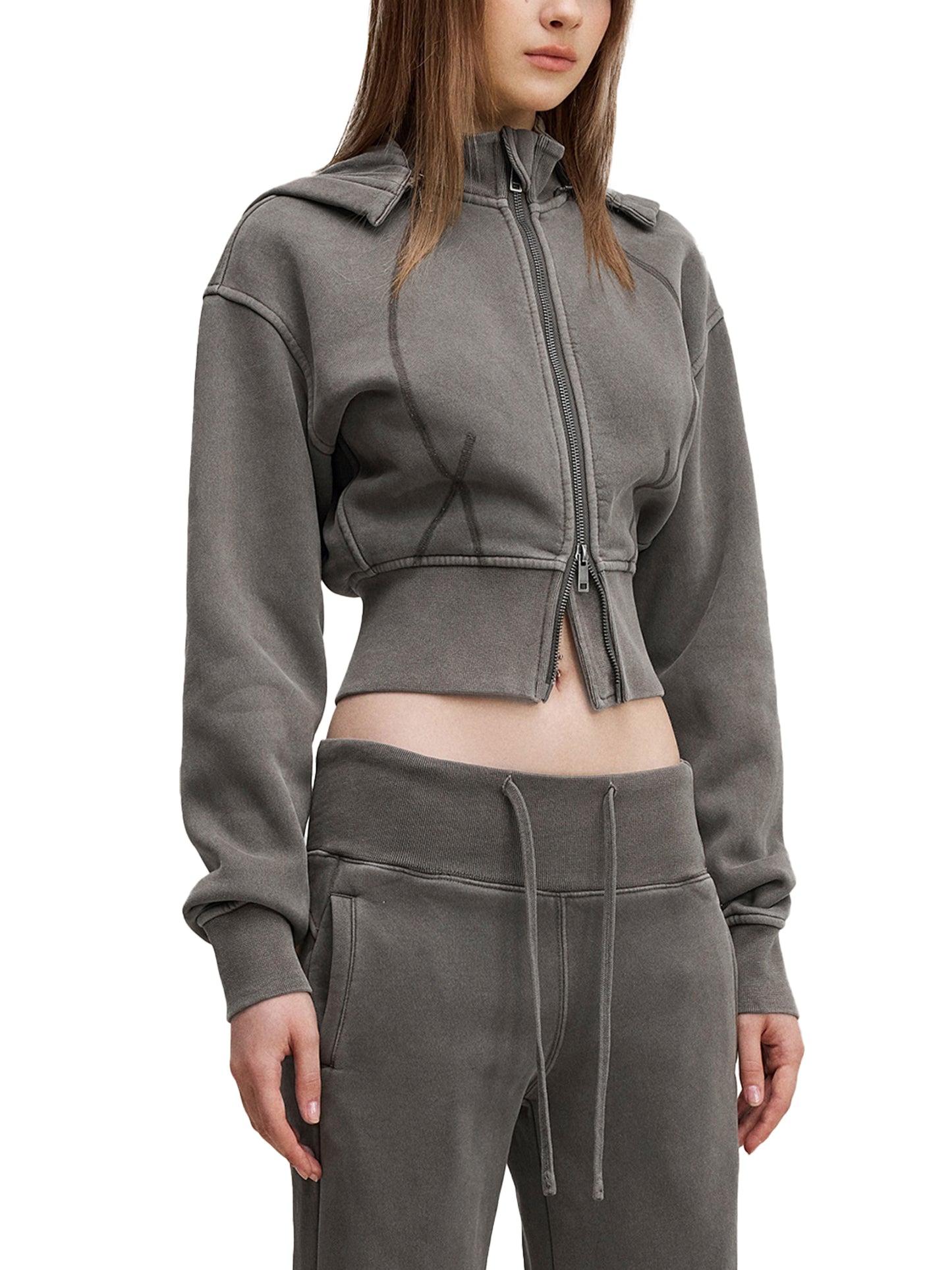 Street LEGAL Cropped Fleece Hoodie
